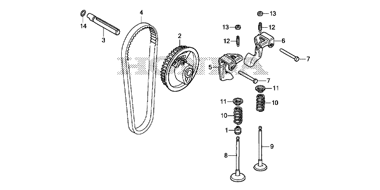 E-9 ГРМ Клапана HONDA EU22i